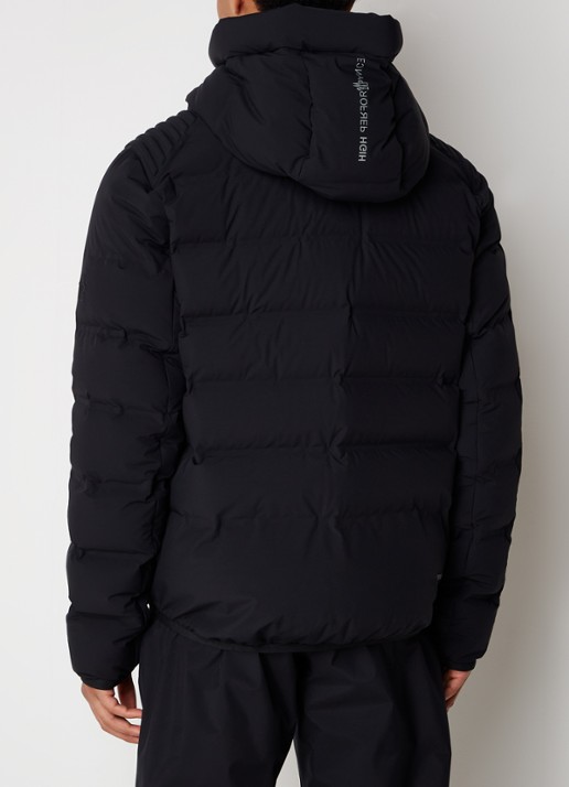 Moncler Lagorai ski-jas met donsvulling en capuchon - achterkant 5 zwart