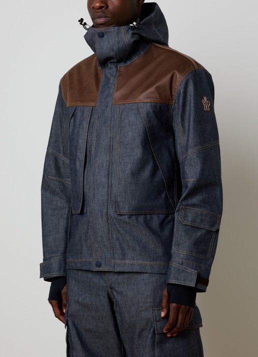 Moncler Langtang ski-jas met capuchon en ritszakken