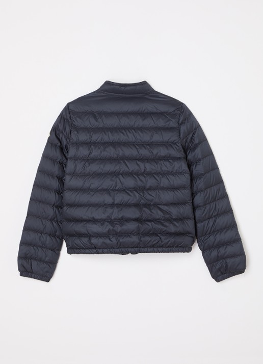 Moncler Lans puffer jack met donsvulling - achterkant 3 donkerblauw