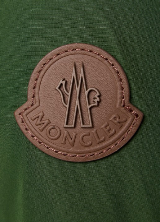 Moncler Lasca jack met steekzakken  - detail 3 legergroen