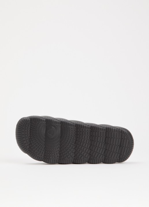 Moncler Lilo slipper met logo - detail 5 zwart