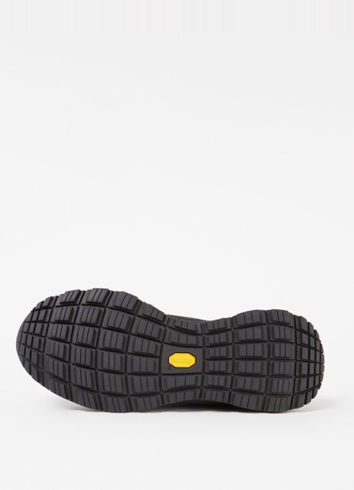 Moncler Lite Runner sneaker met mesh details - detail 5 zwart