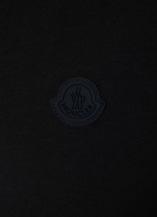 Moncler Longsleeve met logo- en backprint  - detail 5 zwart