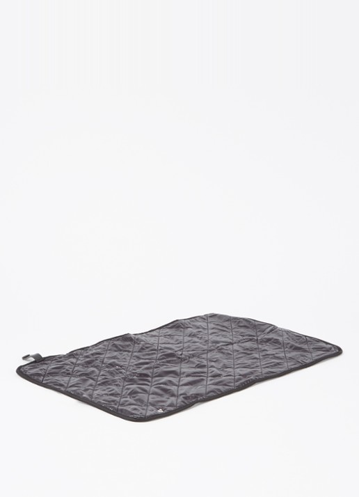 Moncler Luiertas met glanzende finish en verschoningsmat - detail 4 zwart