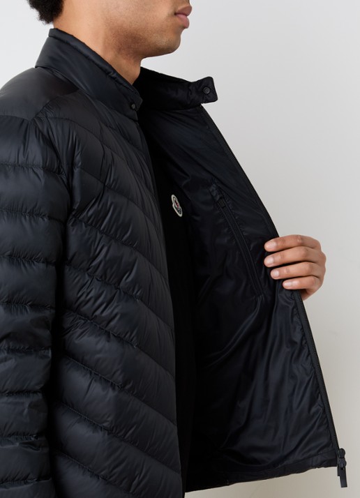 Moncler Mackinac pufferjack met donsvulling - detail 5 zwart