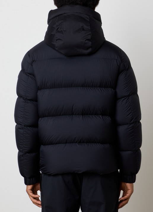 Moncler Madeira gewatteerde jas met opstaande kraag - achterkant 3 donkerblauw
