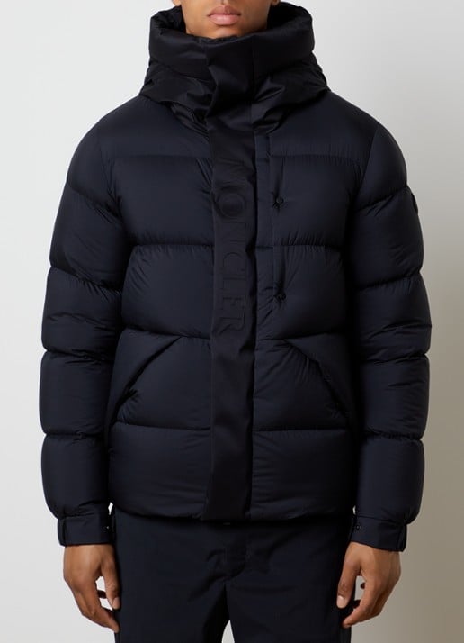Moncler Madeira gewatteerde jas met opstaande kraag