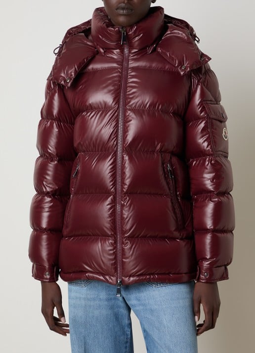 Moncler Maire puffer jack met donsvulling en afneembare capuchon