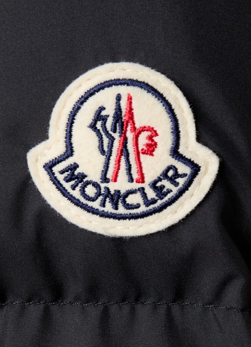 Moncler Mauzun puffer jack met donsvulling - detail 4 zwart