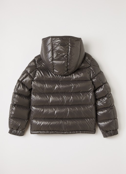 Moncler Maya pufferjas met donsvulling - achterkant grijs