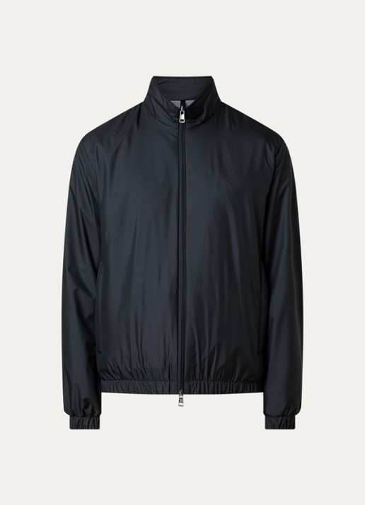 Moncler Meidassa windjack met steekzakken - voorkant 2 zwart