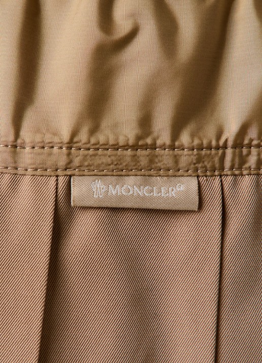 Moncler Mini plooirok met trekkoord - detail 2 beige
