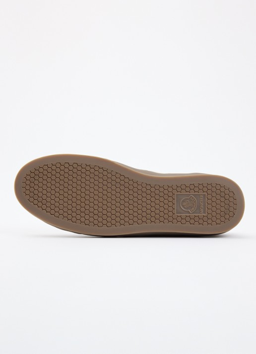 Moncler Monaco2 sneaker van suede - detail 3 khaki