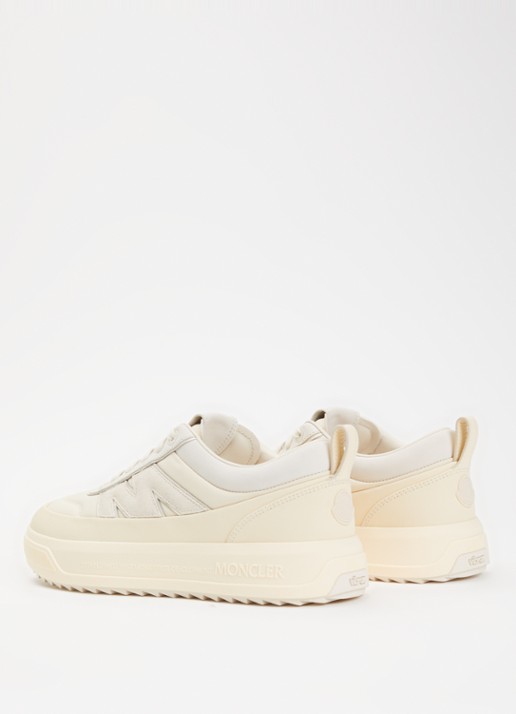 Moncler Monpulse sneaker met suède details - achterkant 5 gebroken wit
