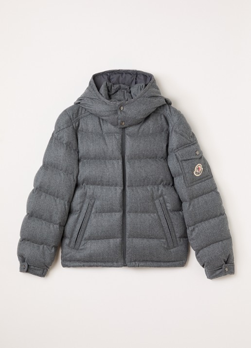 Moncler Montgenievre puffer jack van scheerwol