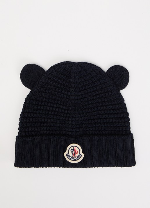 Moncler Muts  van wol met logo