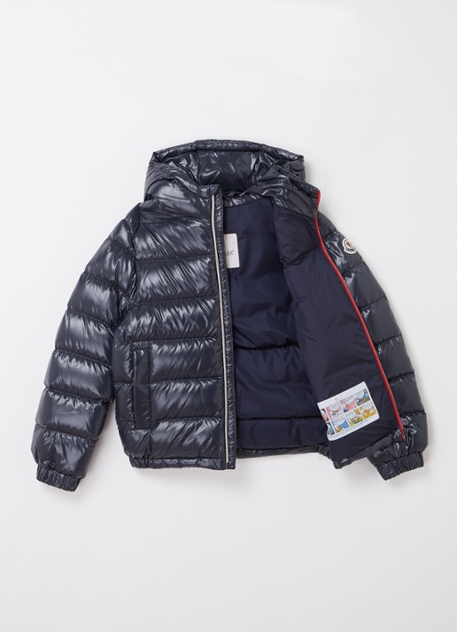 Moncler New Aubert gewatteerde jas met donsvulling - voorkant 3 blauw