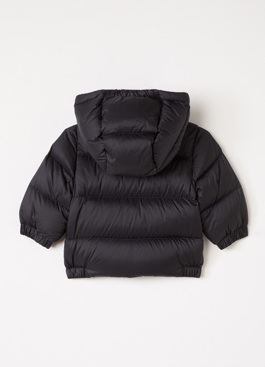 Moncler New Macaire pufferjack met donsvulling - achterkant zwart