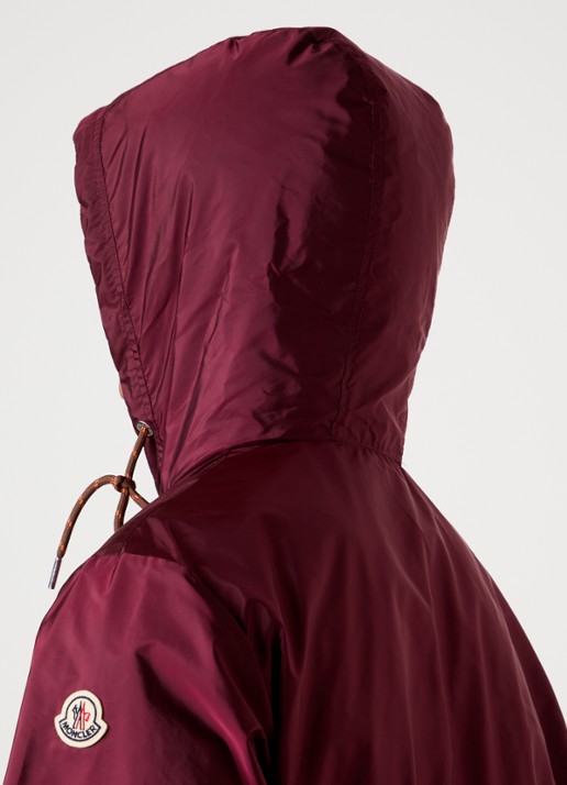 Moncler Nidge windjack met capuchon en steekzakken - detail 5 aubergine