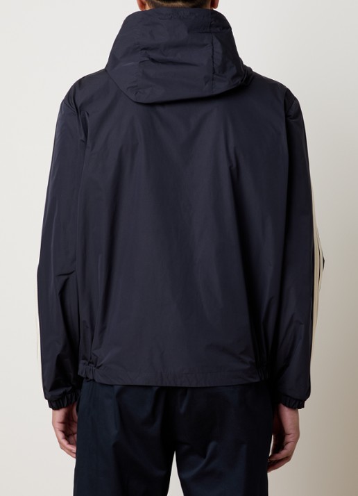 Moncler Olan windjack met capuchon - achterkant 3 donkerblauw