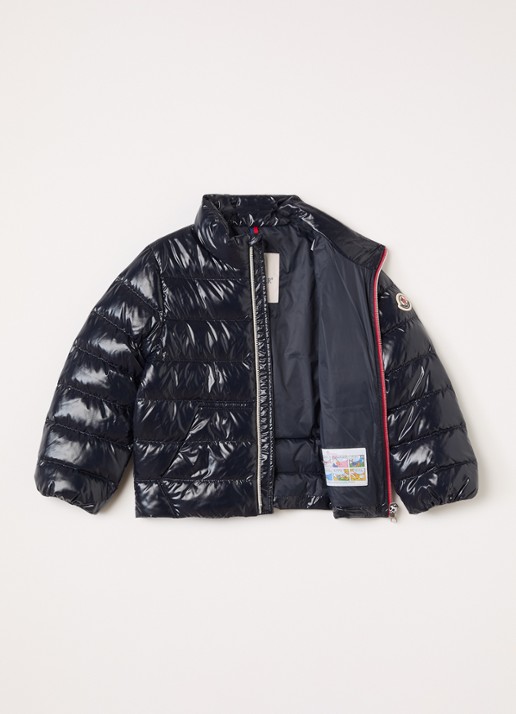 Moncler Othoniel puffer jack met donsvulling - voorkant 2 donkerblauw