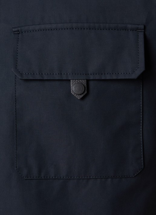 Moncler Overshirt met ritszakken - detail 3 donkerblauw