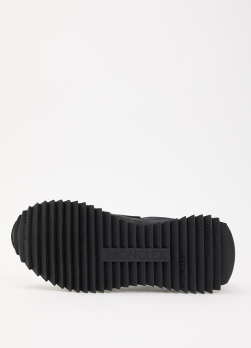 Moncler Pacey2 sneaker met details van nubuck en suède - detail 6 zwart