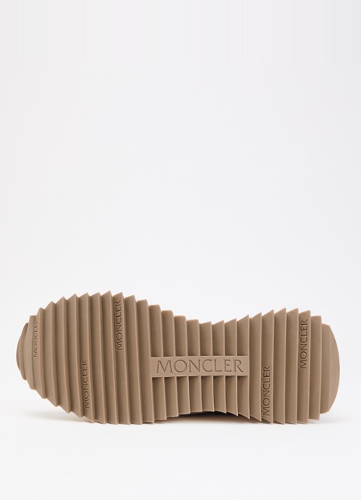 Moncler Pacey2 sneaker met details van nubuck en suède - detail 4 zand