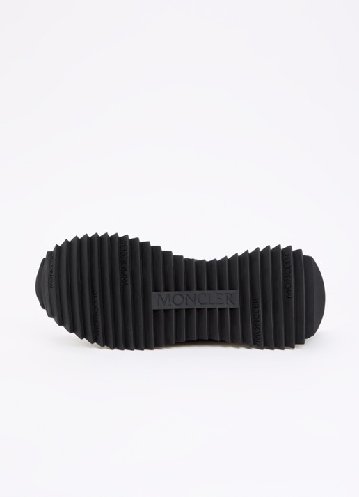 Moncler Pacey2 sneaker met suède en nubuck details - detail 5 zwart