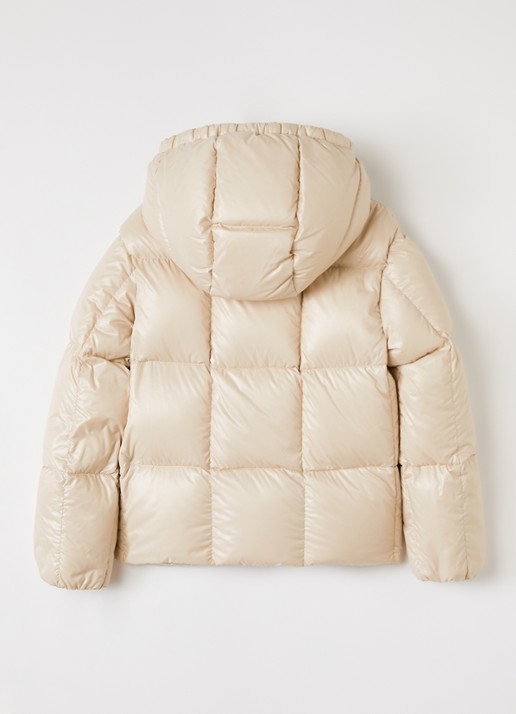 Moncler Parana gewatteerd jack met donsvulling - achterkant creme