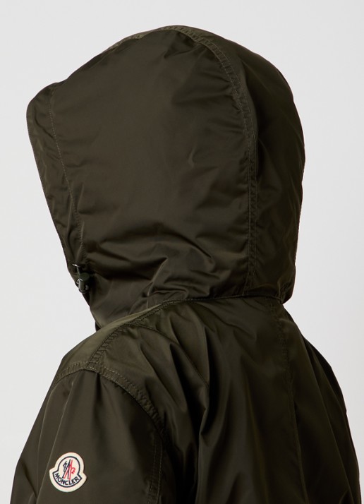 Moncler Parka met capuchon en trekkoord - detail 4 olijfgroen