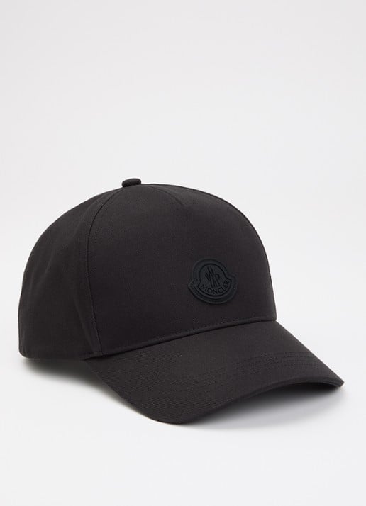 Moncler Pet met logo - voorkant zwart