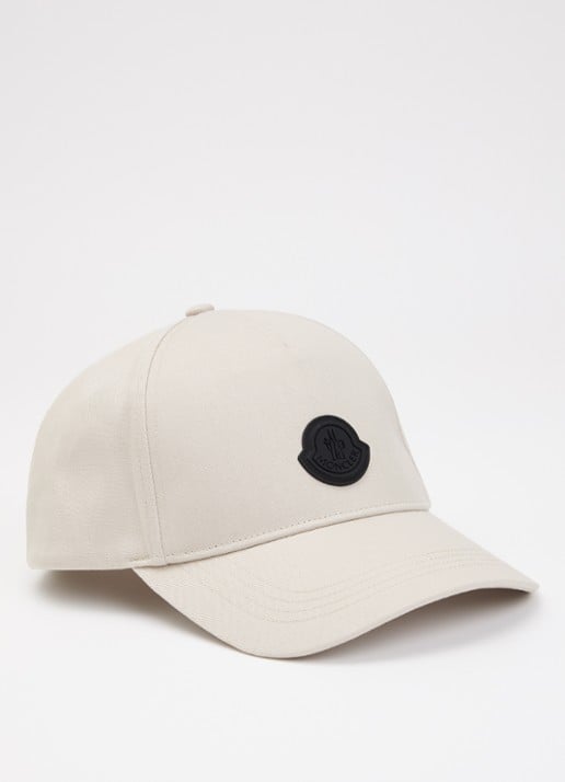 Moncler Pet met logo - voorkant beige