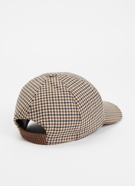 Moncler Pet met ruitdessin - detail zand