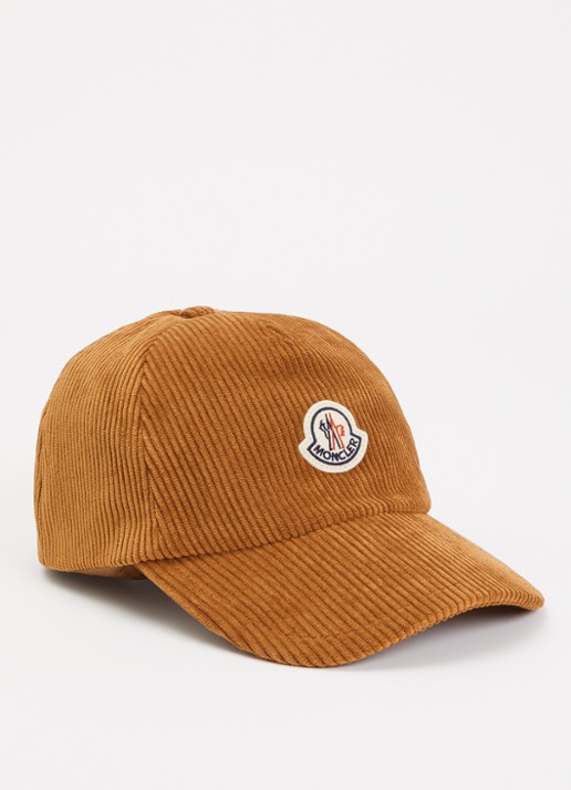 Moncler Pet van corduroy met logo