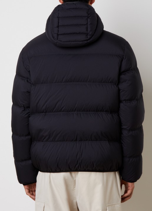 Moncler Poitevin puffer jack met donsvulling - achterkant 5 zwart