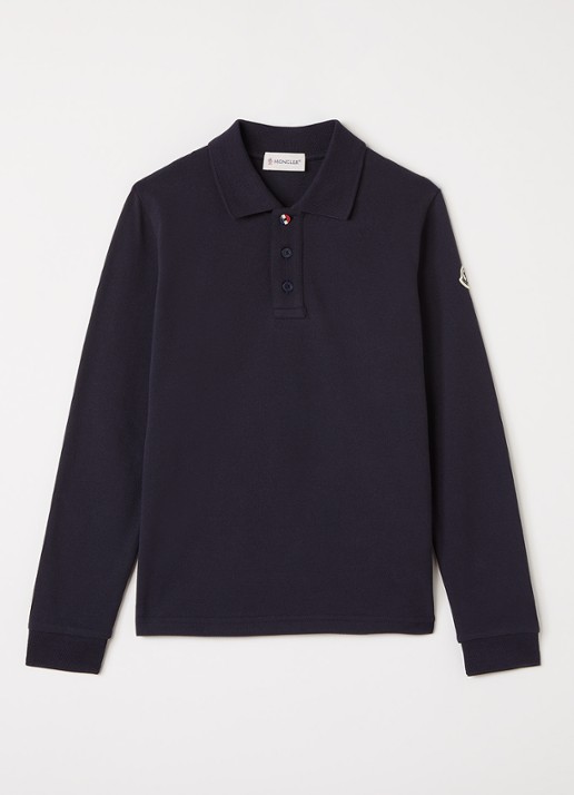 Moncler Polo met logoborduring