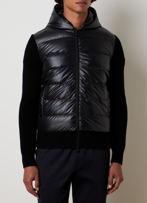 Moncler Puffer jack met donsvulling en steekzakken
