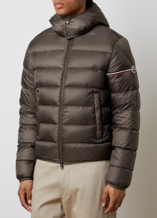 Moncler Ravenlock puffer jack met donsvulling en afneembare capuchon