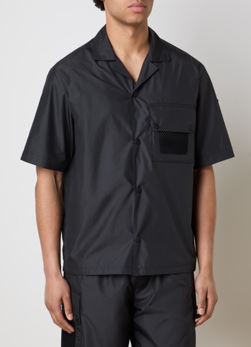 Moncler Regular fit overhemd met borstzak en logo