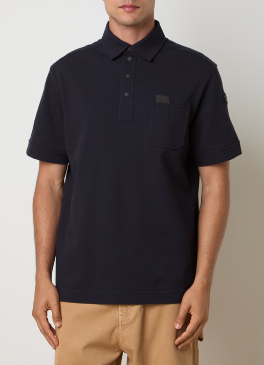 Moncler Regular fit polo van piqué katoen met borstzak