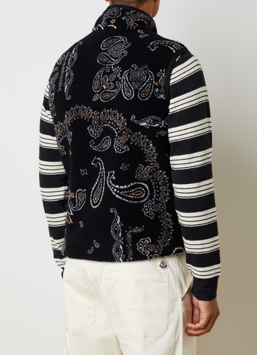 Moncler Reversible bodywarmer met steekzakken - achterkant 7 antraciet