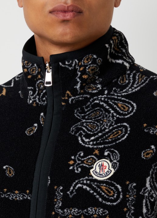 Moncler Reversible bodywarmer met steekzakken - detail 3 antraciet