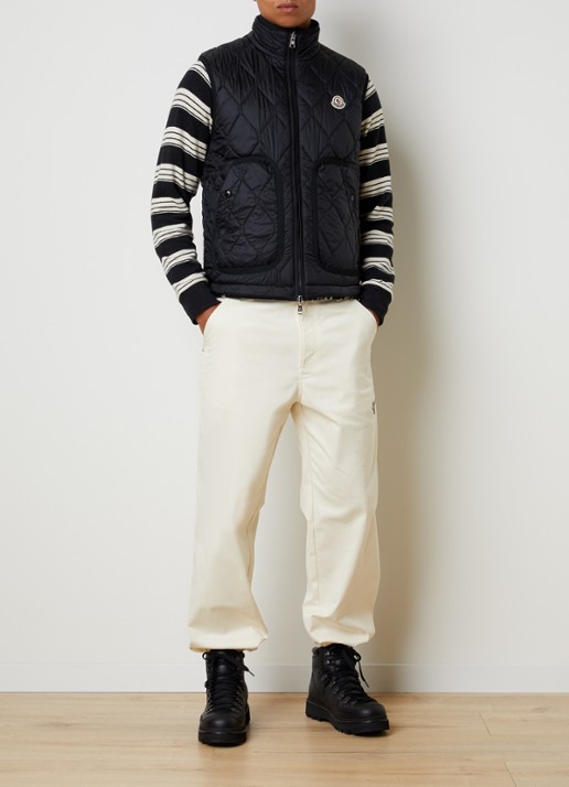 Moncler Reversible bodywarmer met steekzakken - voorkant 5 antraciet
