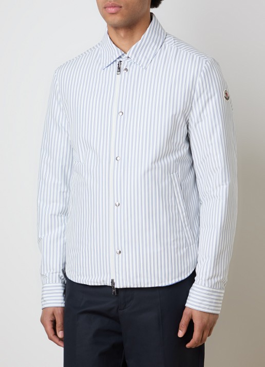 Moncler Reversible gewatteerd jack met donsvulling en steekzakken - detail 4 wit