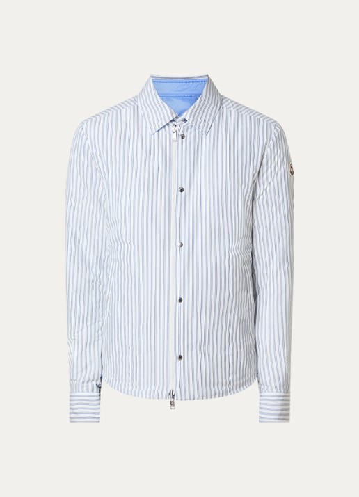 Moncler Reversible gewatteerd jack met donsvulling en steekzakken - voorkant wit
