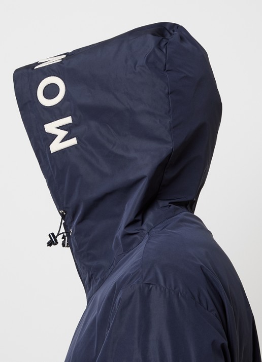 Moncler Sassiere windjack met capuchon en steekzakken - detail 6 donkerblauw