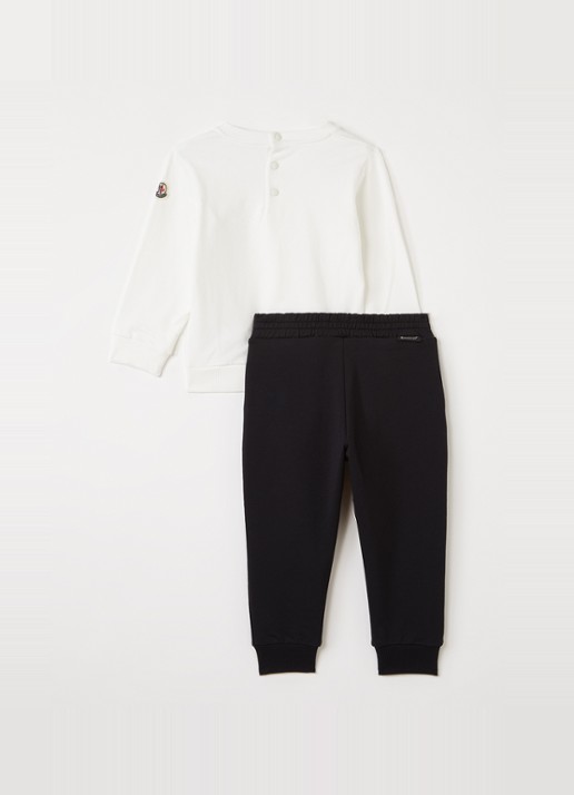 Moncler Set van sweater met joggingbroek 2-delig - voorkant 2 zwart