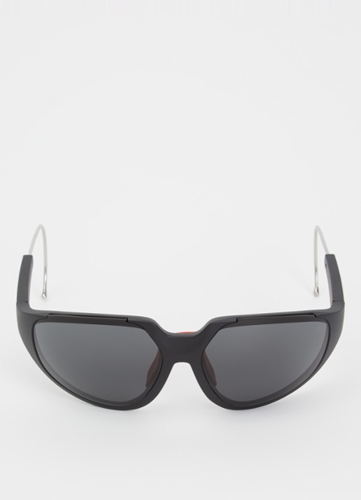 Moncler Shield zonnebril ME8008  - detail 2 zwart
