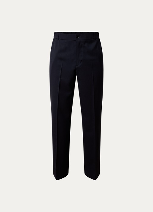 Moncler Sportivo straight fit pantalon in scheerwolblend met steekzakken
